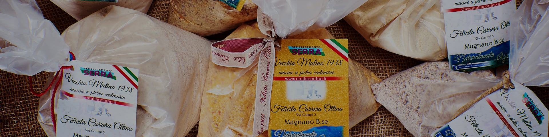 Obtained from the stone grinding of grains grown in Piemonte.